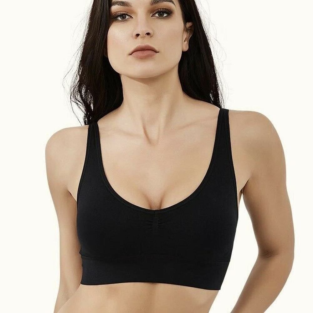 Coobie Fusion Yoga Sports Bra Black One Size